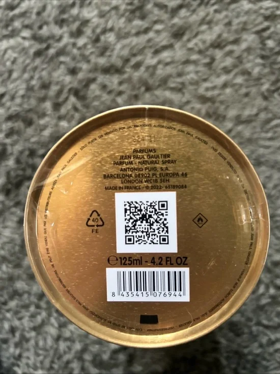 Jean Paul Gaultier Gold and Black Le Male Elixir Can - Picture 3 of 5